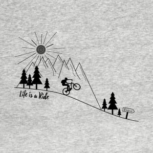 Cycling Mountain Bike Bicycle Mountains Gift T-Shirt